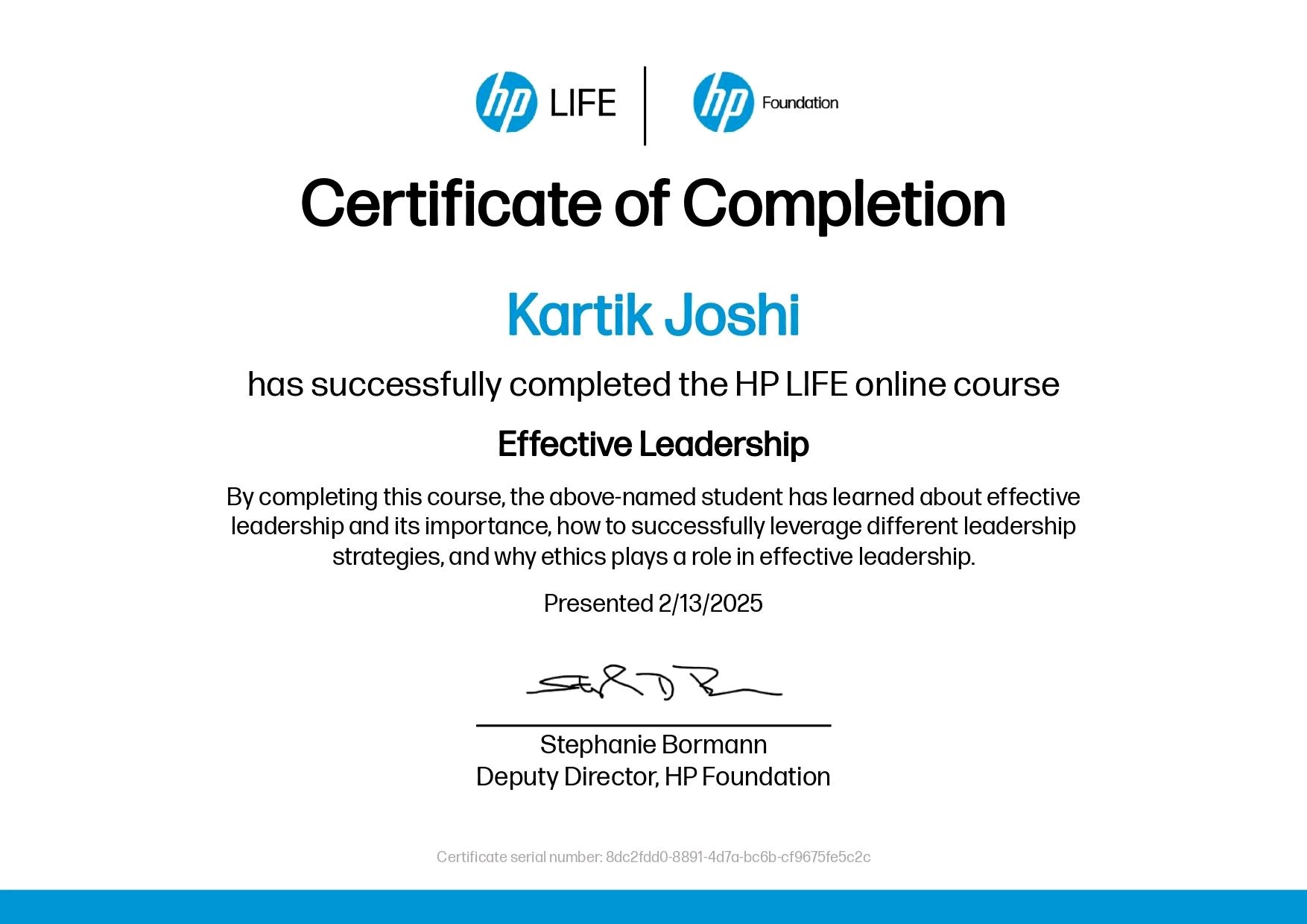 HP - Effective Leadership